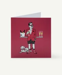 Gazman PCFA Greeting Card - Pink