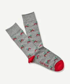 Gazman Non Tight Cushion Block Sock - Charcoal