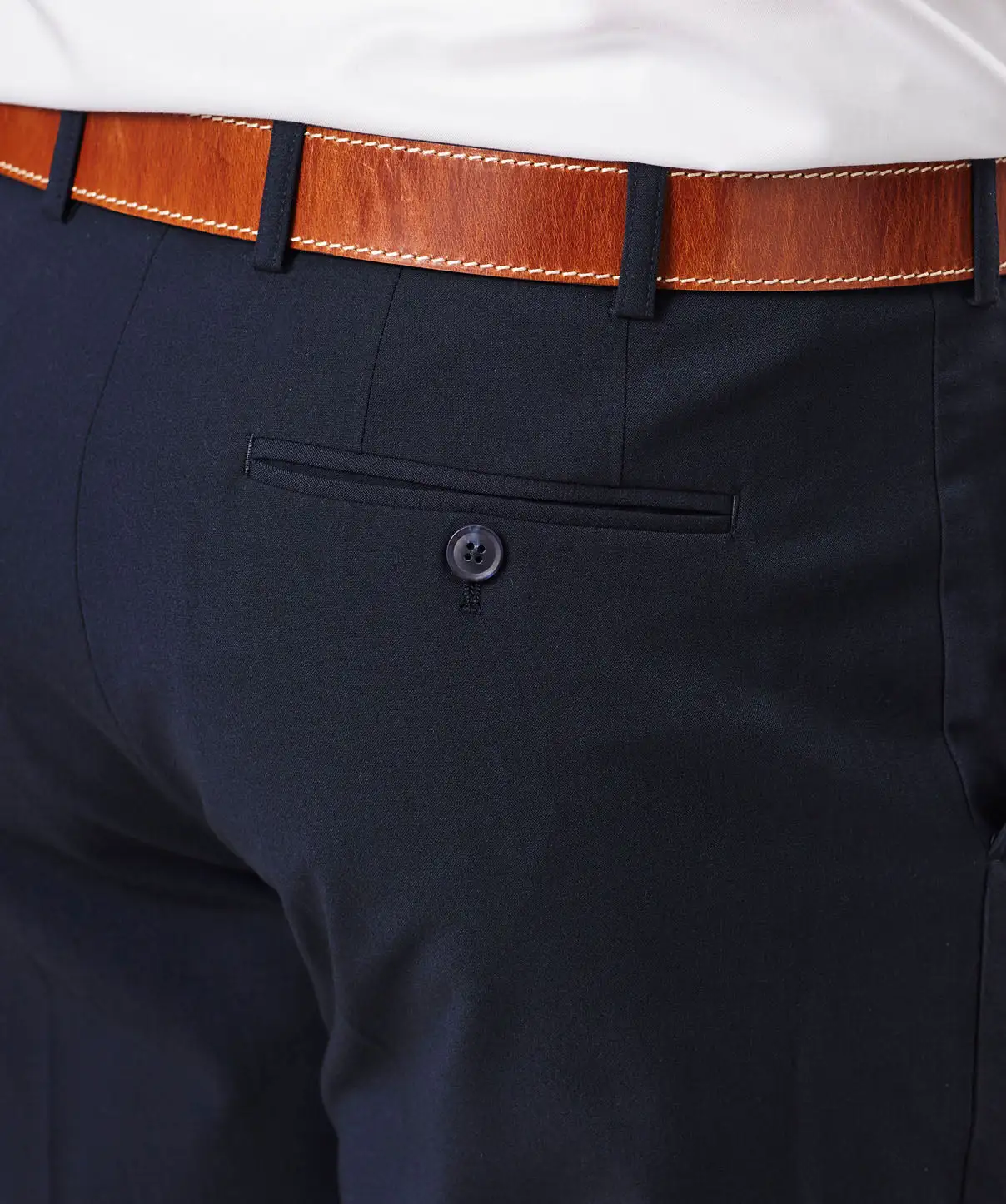 Gazman Tailored Trouser - Navy 6 Gazman Tailored Trouser - Navy - Image 4