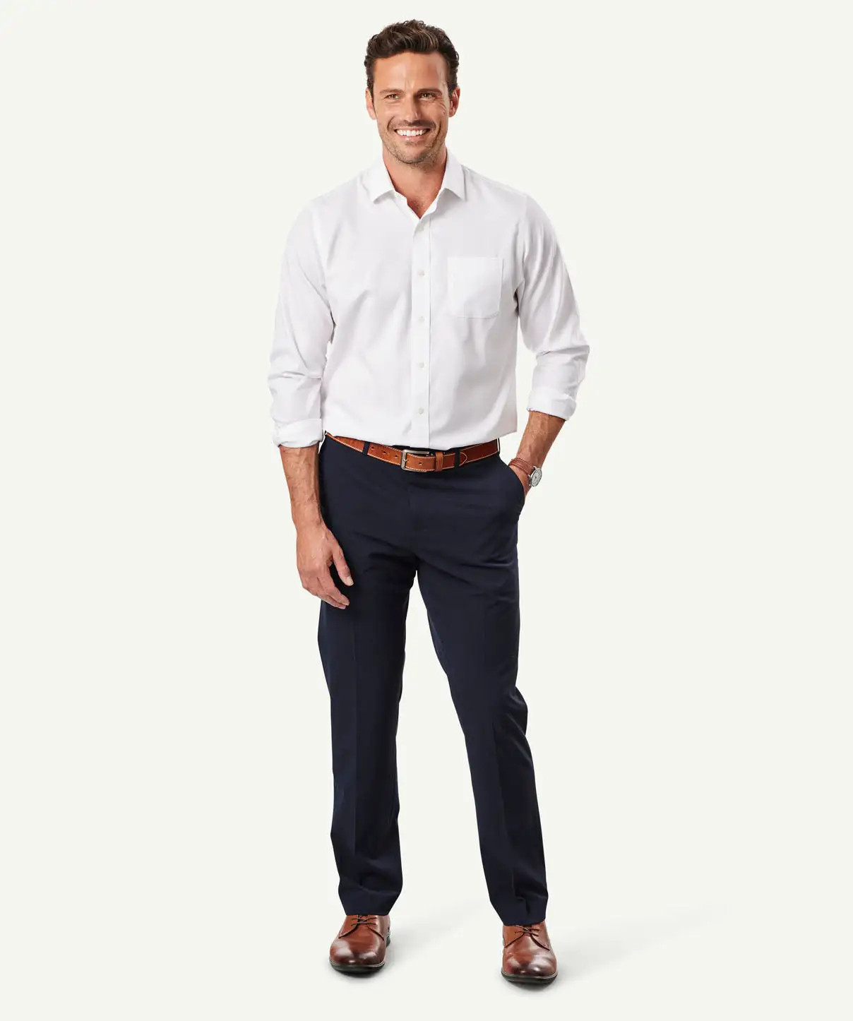 Gazman Tailored Trouser - Navy 7 Gazman Tailored Trouser - Navy - Image 5