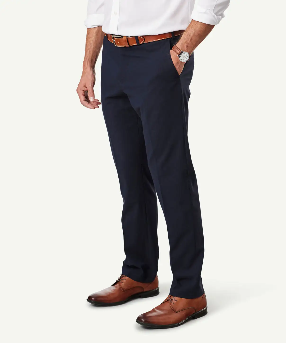 Gazman Tailored Trouser - Navy 8 Gazman Tailored Trouser - Navy - Image 6