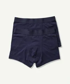 Gazman 2 Pack Of Boxer Briefs - Navy