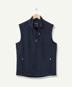 Gazman GAZFLEX Zip Through Vest - Navy